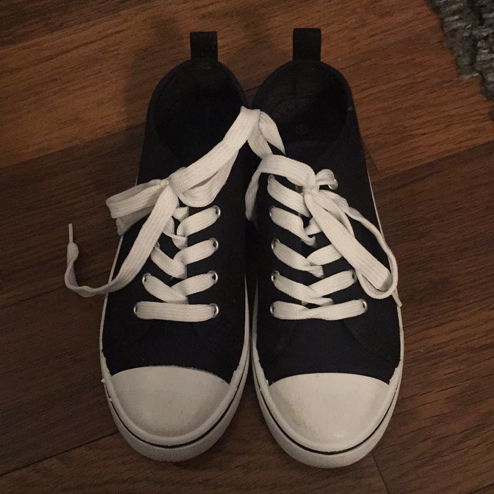 Black sneakers